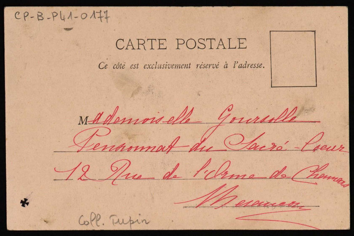 Pensionnat du Sacré-Coeur. - Façade du Jardin [image fixe] , Nancy : Phototypie A. Bergeret et Cie, 1897/1903