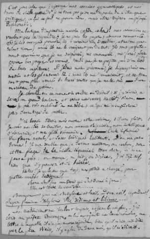 Ms 2019 - Lettres de Pierre-Joseph Proudhon adressées au docteur Maguet.