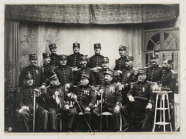 [Brigade de pompiers bisontins] [image fixe] / E. Mauvillier 1900/1914