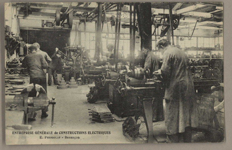 Entreprise générale de constructions électriques E. Perriolat - Besançon [image fixe] , Dijon : Louys Bauer Impr, 1904/1929