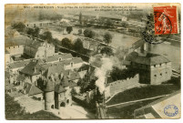 Besançon - Vue prise de la Citadelle - Porte Rivotte et ligne du Chemin de fer de Morteau. [image fixe] 1904/1908