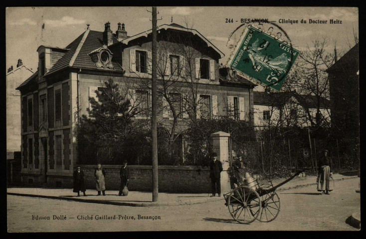 Besançon - Besançon - Clinique du Docteur Heitz. [image fixe] , Paris : Editions Dollé., 1904/1930