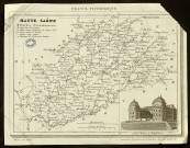 Carte du département de la Haute-Saône. 15 lieues communes de 25 au degré. [Document cartographique] , Paris : Prudhomme, 1790