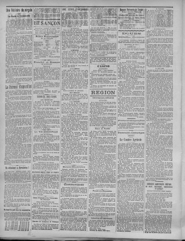 29/07/1921 - La Dépêche républicaine de Franche-Comté [Texte imprimé]