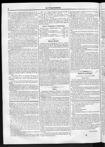 28/12/1844 - Le Franc-comtois - Journal de Besançon et des trois départements