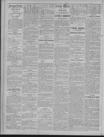 03/12/1909 - La Dépêche républicaine de Franche-Comté [Texte imprimé]