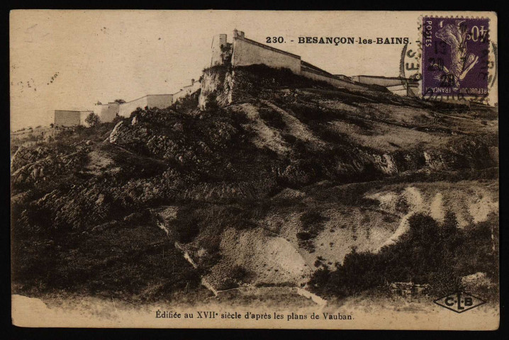 Besançon-les-Bains. La Citadelle [image fixe] , Besançon : Etablissements C. Lardier ; C.L.B, 1914/1924