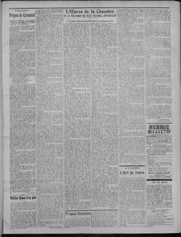 26/02/1922 - La Dépêche républicaine de Franche-Comté [Texte imprimé]