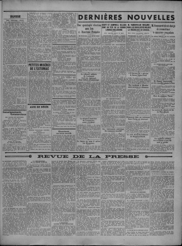 22/10/1934 - Le petit comtois [Texte imprimé] : journal républicain démocratique quotidien