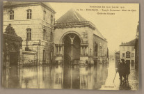 Besançon - Les Inondations des 20-21 Janvier 1910 - Temple Protestant - Mont-de-Piété - Ecole des Garçons. [image fixe] , 1904/1910