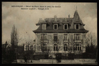 Besançon. - Hôtel du Parc, dans le parc du Casino. Dernier confort - Téléph. 6-21 [image fixe] , Besançon : Photo Mauvillier, 1904/1930