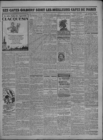 20/06/1931 - Le petit comtois [Texte imprimé] : journal républicain démocratique quotidien