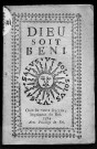 1784 - Dieu soit béni [Texte imprimé]