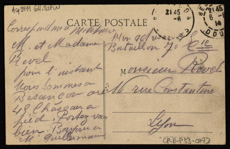 Besançon - Besançon - Vue générale prise des Glacis (Gare Viotte). [image fixe] , Besançon : Edit. L. Gaillard-Prêtre, Besançon, 1912/1914