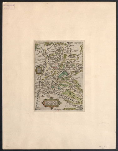 Sabaudiae et Burgundiae Comitatus descriptio, auctore Aegidio Bulionio Belga. Scala miliarum, 25 [Document cartographique] , 1570