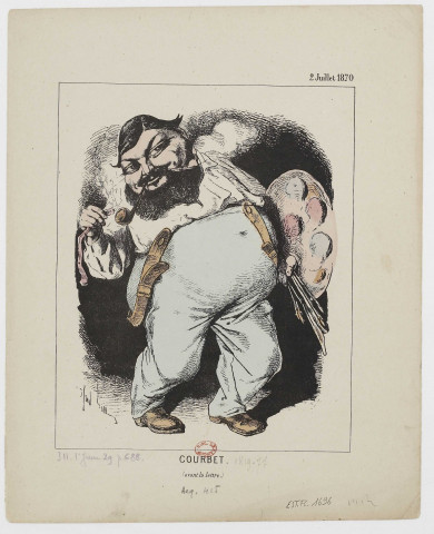 Courbet (avant la lettre) [image fixe] / André Gill , 1870