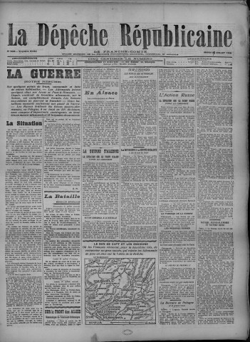 27/07/1915 - La Dépêche républicaine de Franche-Comté [Texte imprimé]
