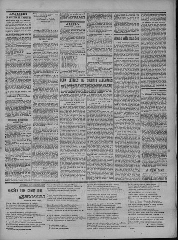 25/02/1915 - La Dépêche républicaine de Franche-Comté [Texte imprimé]
