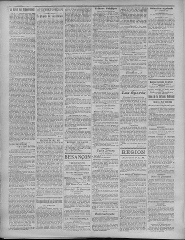 07/09/1921 - La Dépêche républicaine de Franche-Comté [Texte imprimé]