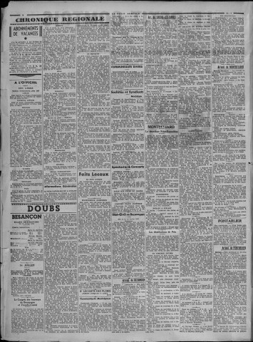 13/07/1937 - Le petit comtois [Texte imprimé] : journal républicain démocratique quotidien
