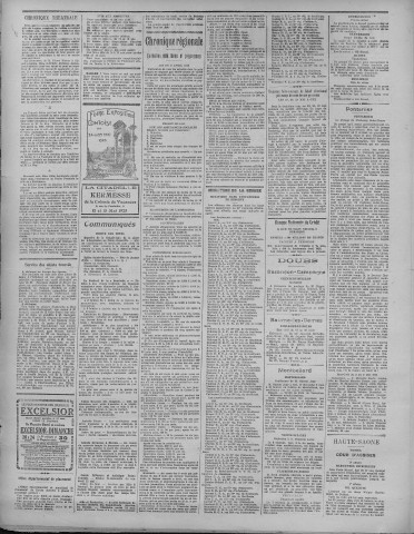 11/05/1923 - La Dépêche républicaine de Franche-Comté [Texte imprimé]