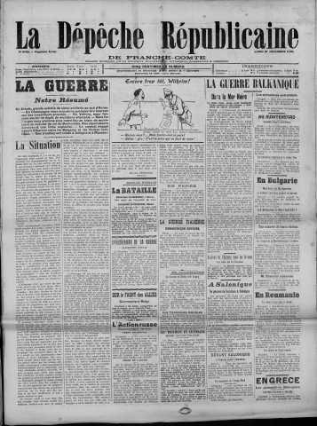 27/12/1915 - La Dépêche républicaine de Franche-Comté [Texte imprimé]