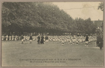 Concours de Gymnastique de F. G. S. P. F. à Besançon - Mouvements d'Ensemble avec Canne. [image fixe] , 1904/1913