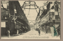 Besançon - Les Fêtes des 14 15 et 16 Août 1909 - Les Décorations de la Rue de la République. [image fixe] , 1904/1910