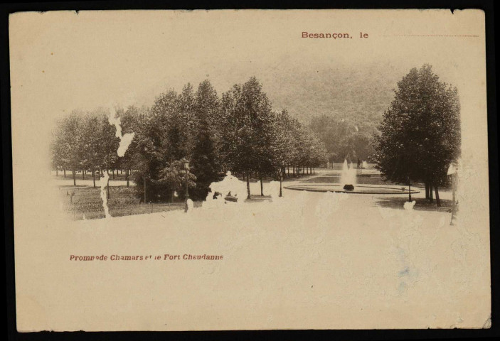 Besançon - Promenade Chamars et Fort Chaudanne. [image fixe] , 1903/1905