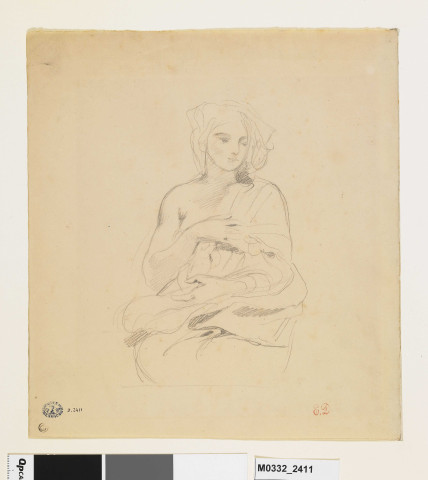 Femme marocaine assise de face