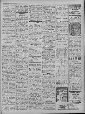 21/11/1912 - La Dépêche républicaine de Franche-Comté [Texte imprimé]