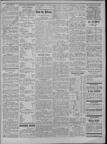 07/01/1913 - La Dépêche républicaine de Franche-Comté [Texte imprimé]