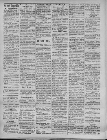 30/07/1921 - La Dépêche républicaine de Franche-Comté [Texte imprimé]