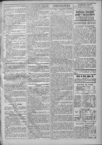 30/07/1891 - La Franche-Comté : journal politique de la région de l'Est
