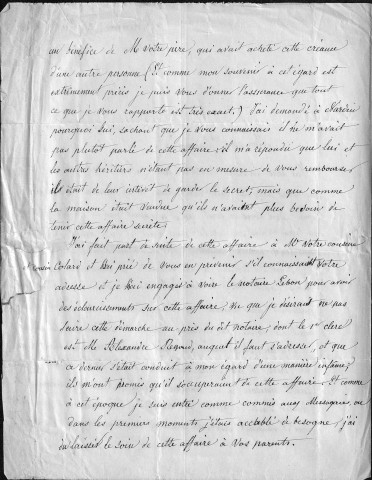 Ms 2981 : Tome II - Lettres de correspondants autres que P.-J. Proudhon et sa famille proche : Girardin à Trouessard