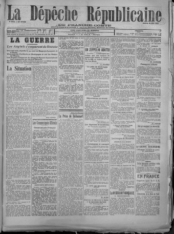 15/05/1917 - La Dépêche républicaine de Franche-Comté [Texte imprimé]