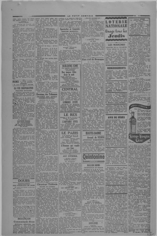 15/03/1944 - Le petit comtois [Texte imprimé] : journal républicain démocratique quotidien