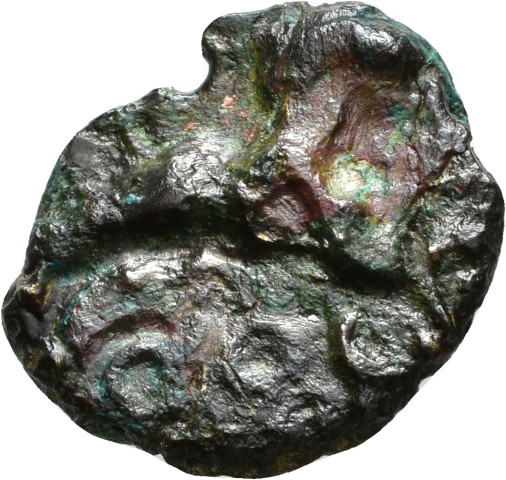 2019.1.4.33 - pièce de monnaie (fragment, 1) ; potin