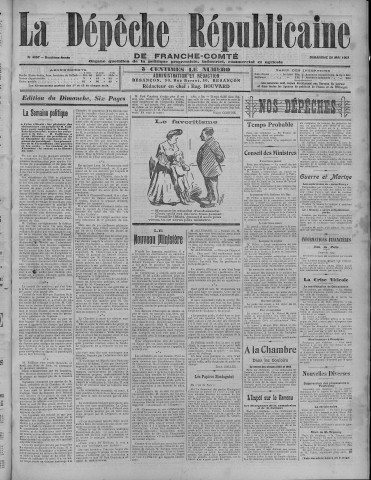 26/05/1907 - La Dépêche républicaine de Franche-Comté [Texte imprimé]