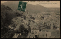 Besançon - Vue prise du Clocher de St-Jean. Fort de Chaudanne. Quartier de Tarragnoz (côté sud-est) [image fixe] 1904/1910