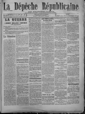 25/04/1917 - La Dépêche républicaine de Franche-Comté [Texte imprimé]