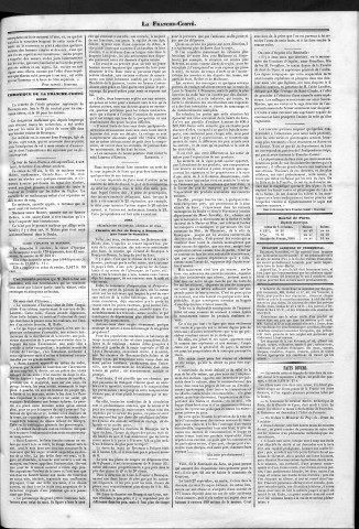 09/10/1858 - La Franche-Comté : organe politique des départements de l'Est