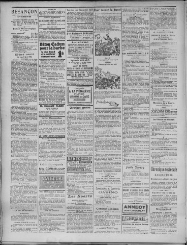 12/04/1925 - La Dépêche républicaine de Franche-Comté [Texte imprimé]