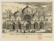 Veduta della chiesa ducal di S. Marco [Image fixe] / Luca Carlevarijs del: et inc: , 1665/1731