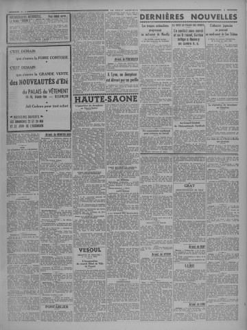 21/05/1938 - Le petit comtois [Texte imprimé] : journal républicain démocratique quotidien