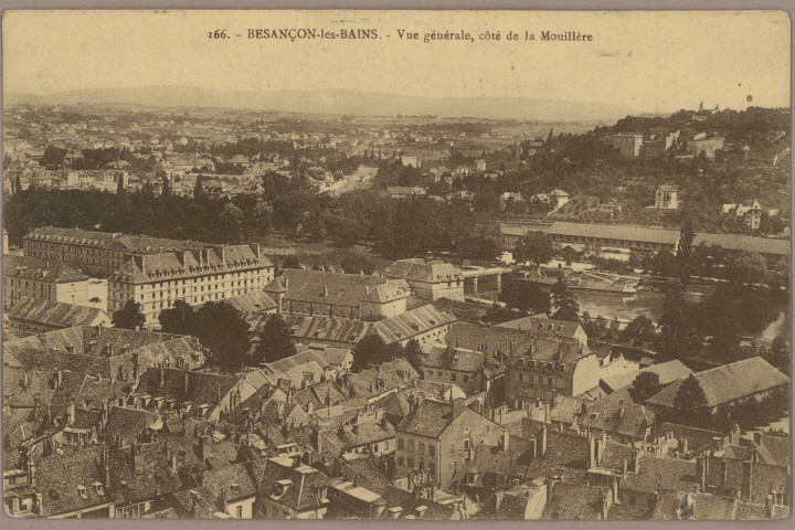 Besançon-les Bains. - Vue générale, côté de la Mouillère [image fixe] 1904-1915