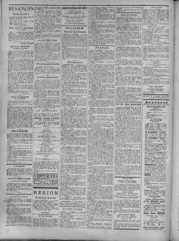 19/10/1918 - La Dépêche républicaine de Franche-Comté [Texte imprimé]