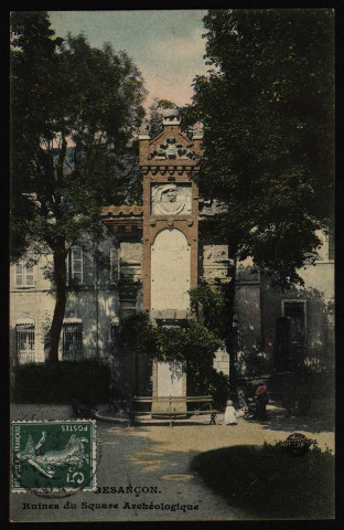 Besançon - Besançon-les-Bains. - Square Castan - Vestiges d'un Théâtre Romain. [image fixe] , 1903/1917