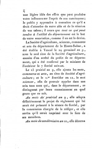 01/01/1806 - Mémoires de la Société d'agriculture, sciences, commerce et arts du département de la Haute-Saône [Texte imprimé]