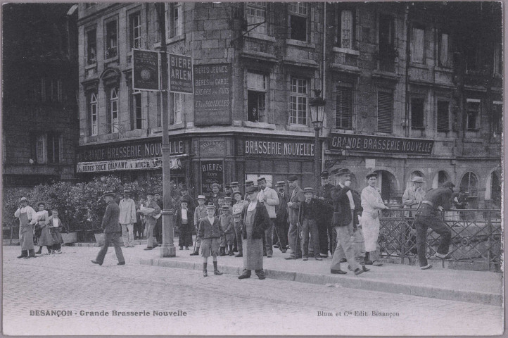 Besançon - Grande Brasserie Nouvelle. [image fixe] , Besançon : Blum &amp; Cie Edit. Besançon, 1904/1930